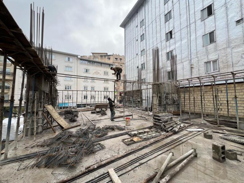 فرایند آرماتور بندی سقف